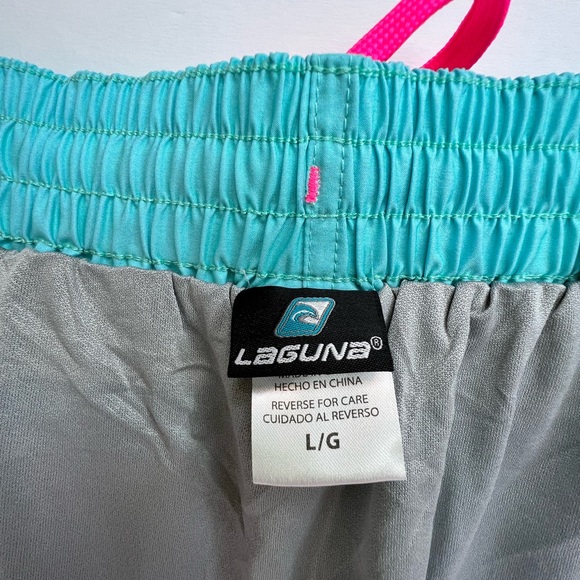 LAGUNA COASTAL FIT ABOVE THE KNEE BATHING SUIT, MULTI COLORS, SIZE LARGE - Picture 12 of 16